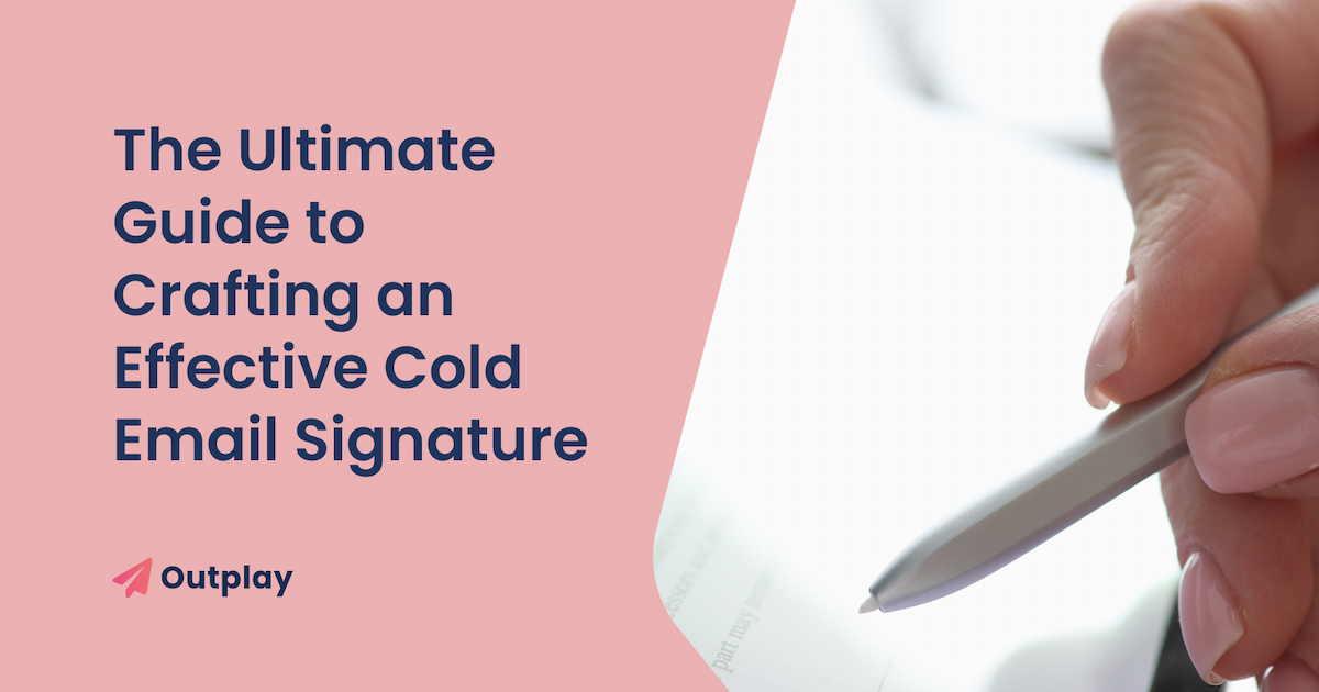 Cold Email Signature