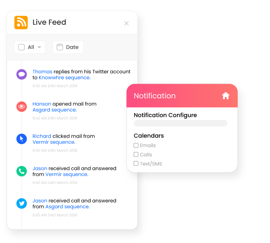 Track what happens after you send emails to your prospects