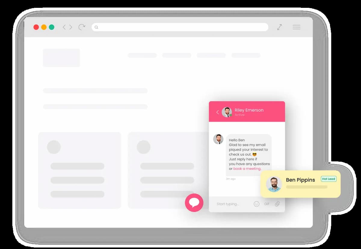Start conversations with prospects using Outplay’s magic chat