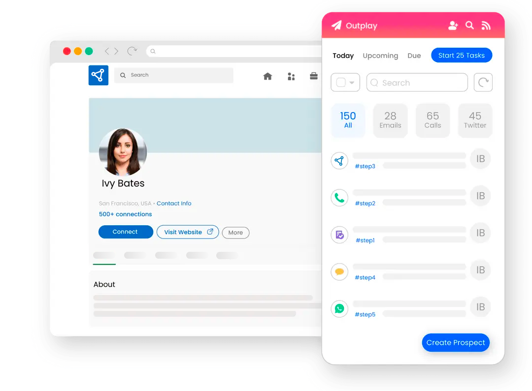 Zoom through your daily tasks all right from Outplay’s chrome extension