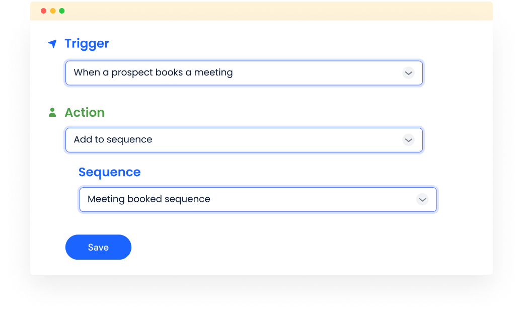 Auto-update prospects details using triggers with the best sales engagement platform Outplay