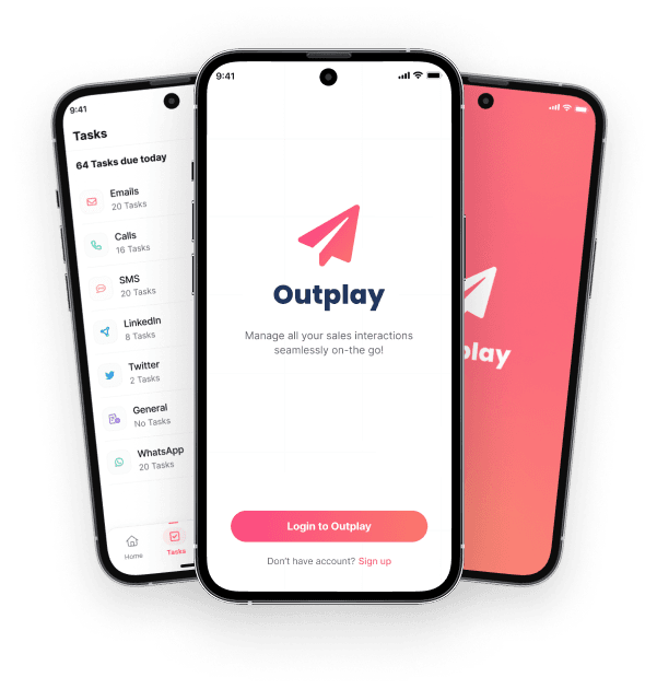 Outplay mobile app mockups